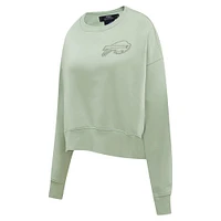 Women's Pro Standard  Olive Buffalo Bills Neutral Pullover Sweatshirt