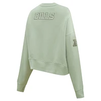Women's Pro Standard  Olive Buffalo Bills Neutral Pullover Sweatshirt