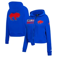 Women's Pro Standard Royal Buffalo Bills Split Logo Full-Zip Hoodie