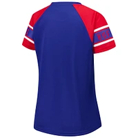 Haut raglan à blocs de couleurs Starter Royal Buffalo Bills 1st Rounder pour femmes