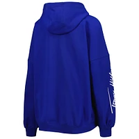 Women's Tommy Hilfiger Royal Buffalo Bills Becca Drop Shoulder Pullover Hoodie