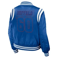 Women's WEAR by Erin Andrews Royal Buffalo Bills Bomber Full-Zip Jacket