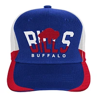 Youth Mitchell & Ness Royal Buffalo Bills Retrodome Precurved Adjustable Hat