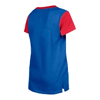 Youth New Era Royal Buffalo Bills Throwback Glitter Gel T-Shirt
