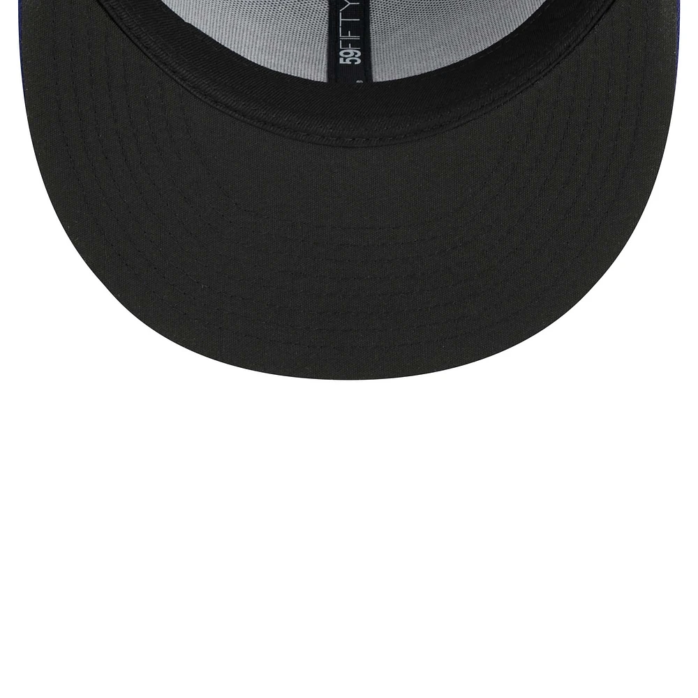 Men's New Era Navy Buffalo Bisons Theme Nights Local  59FIFTY Fitted Hat