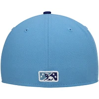 Men's New Era White Buffalo Bisons Authentic Collection Team Alternate 59FIFTY Fitted Hat