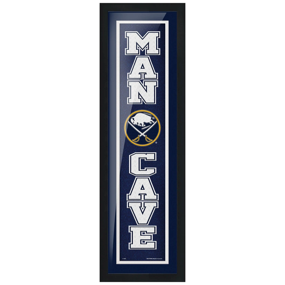 Buffalo Sabres - 6'' x 22'' Man Cave Framed Sign