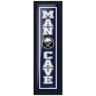 Buffalo Sabres - 6'' x 22'' Man Cave Framed Sign