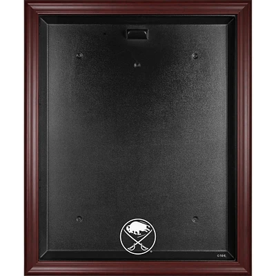 Buffalo Sabres Mahogany Framed (2020-Present) Logo Jersey Display Case