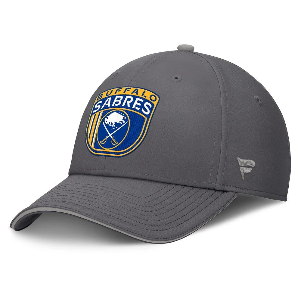 Men's Fanatics Gray Buffalo Sabres Home Ice Flex Hat