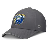 Men's Fanatics Gray Buffalo Sabres Home Ice Flex Hat