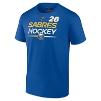 Men's Fanatics Rasmus Dahlin Royal Buffalo Sabres Authentic Pro Prime Name & Number T-Shirt