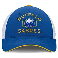 Men's Fanatics Royal/White Buffalo Sabres Authentic Pro Rink Trucker Hat