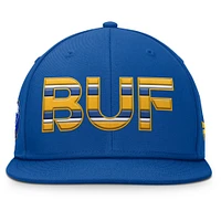 Men's Fanatics Royal Buffalo Sabres Authentic Pro Rink Snapback Hat