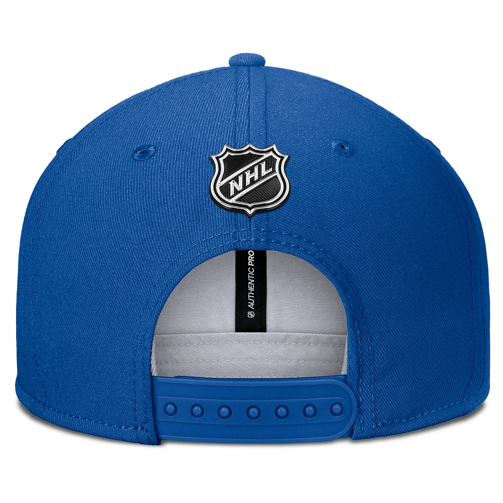 Men's Fanatics Royal Buffalo Sabres Authentic Pro Rink Snapback Hat