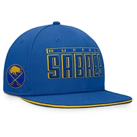 Men's Fanatics Royal Buffalo Sabres Fundamental Gino Stack Snapback Hat