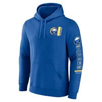 Men's Fanatics Royal Buffalo Sabres Revolution Pullover Hoodie