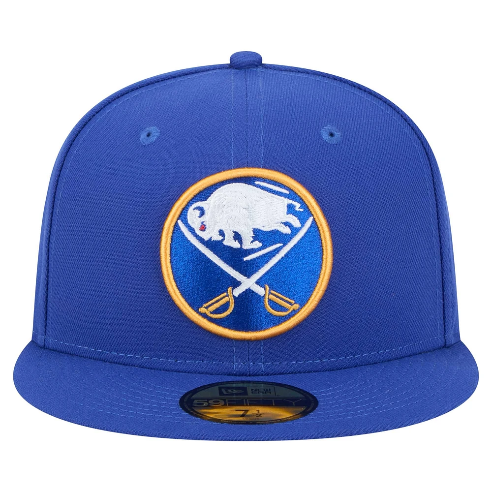 Men's New Era Royal Buffalo Sabres Core 59FIFTY Fitted Hat