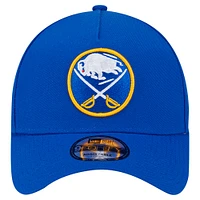 Men's New Era  Royal Buffalo Sabres Core A-Frame 9FORTY Adjustable Hat