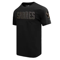 Men's Pro Standard Black Buffalo Sabres Wordmark T-Shirt