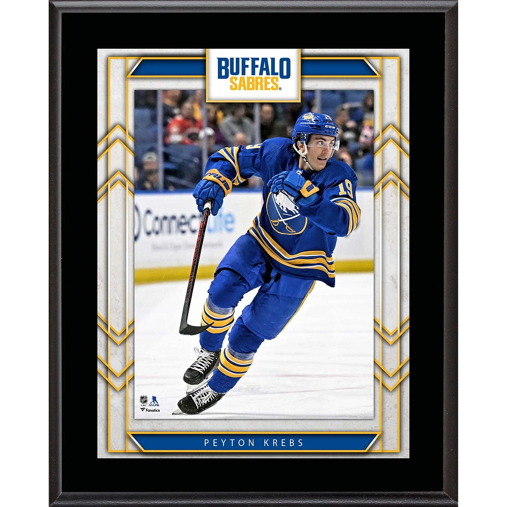 Peyton Krebs Buffalo Sabres 10.5" x 13" Sublimated Player Plaque