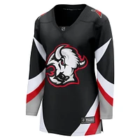 Women's Fanatics Black Buffalo Sabres Alternate Premier Breakaway Blank Jersey