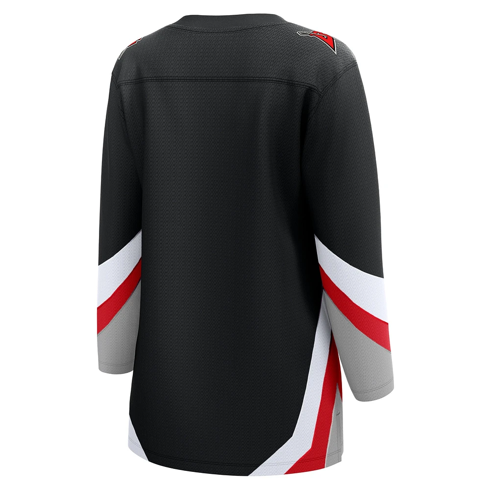 Women's Fanatics Black Buffalo Sabres Alternate Premier Breakaway Blank Jersey