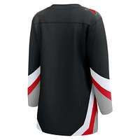 Women's Fanatics Black Buffalo Sabres Alternate Premier Breakaway Blank Jersey