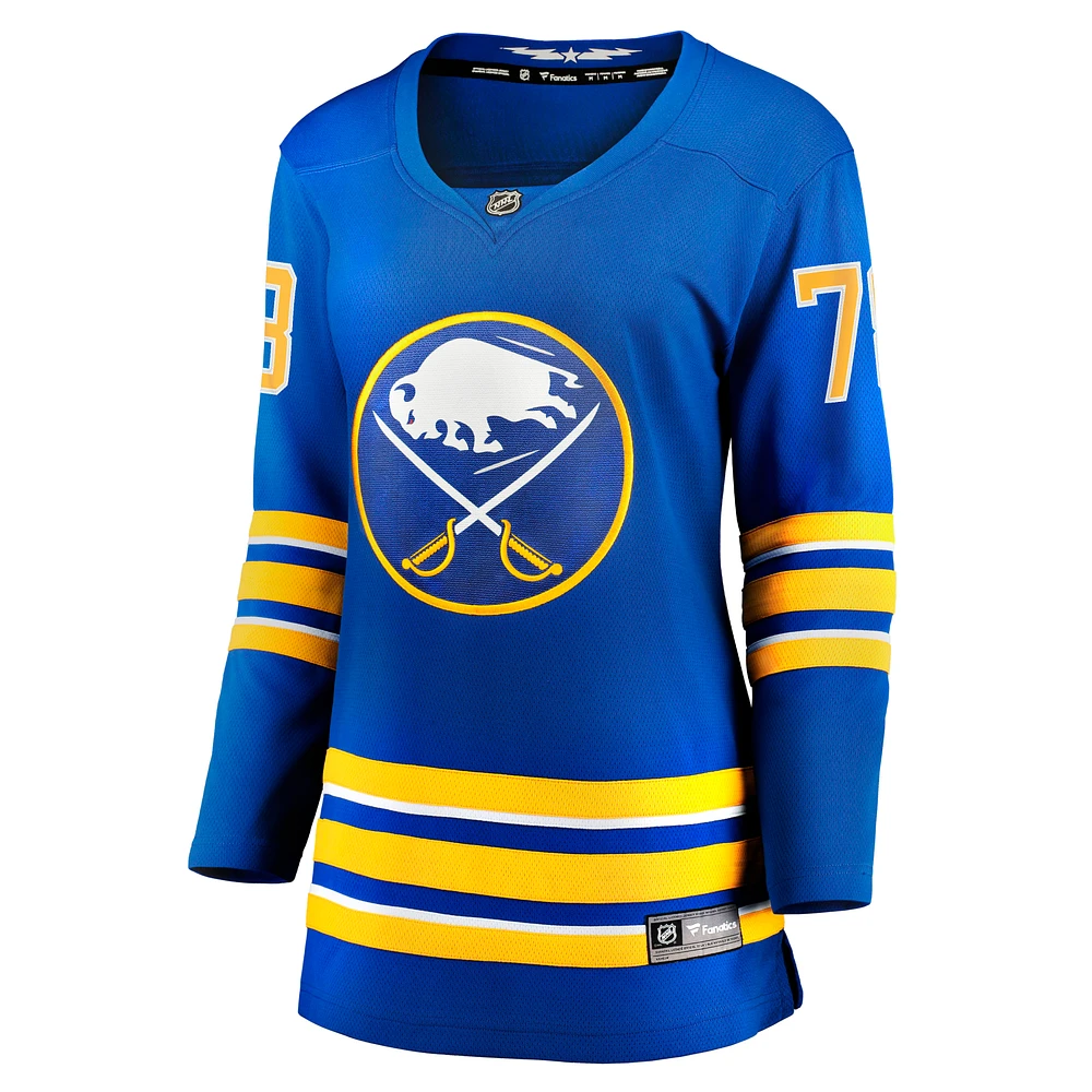 Women's Fanatics Jacob Bryson Royal Buffalo Sabres Home Breakaway Player Jersey