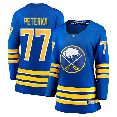Women's Fanatics JJ Peterka Royal Buffalo Sabres Home Breakaway Player Jersey