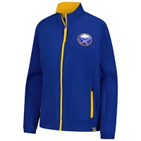 Women's Fanatics Royal Buffalo Sabres Authentic Pro Rink Coaches Full-Zip Jacket
