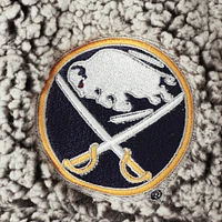 Women's G-III 4Her by Carl Banks Gray Buffalo Sabres Sherpa Quarter-Zip Pullover Jacket