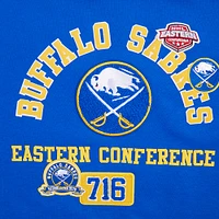 Women's Pro Standard  Royal Buffalo Sabres Area Code Cropped Pullover Sweatshirt