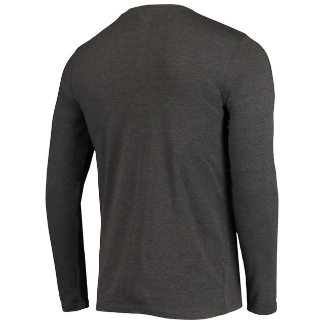 Concepts Sport Homme Bleu marine/anthracite chiné BYU Cougars Meter T-shirt à manches longues et pantalon Ensemble de nuit