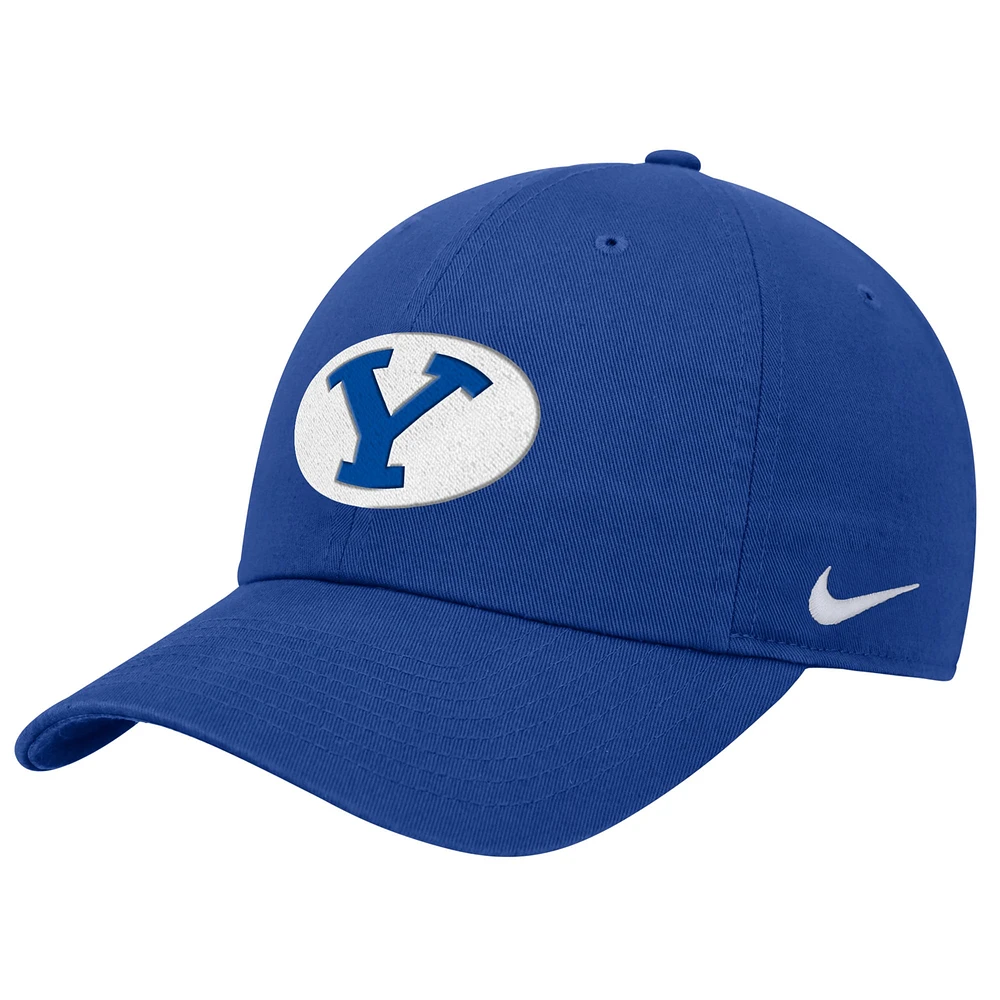 Casquette ajustable Nike Royal BYU Cougars Club pour homme