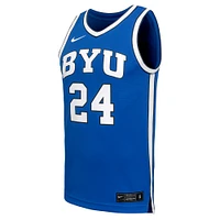 Men's Nike  Royal BYU Cougars Replica Basketball Jersey