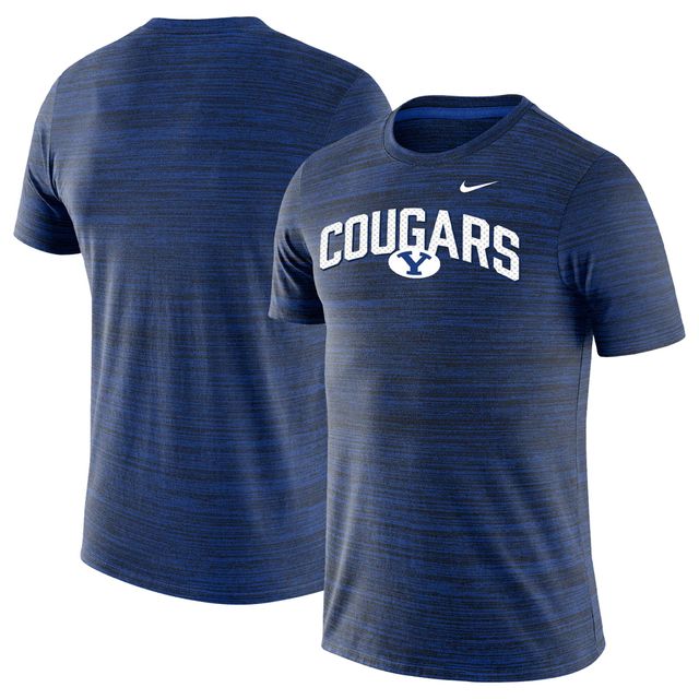 T-shirt de performance Nike Royal BYU Cougars Velocity Team Issue pour homme