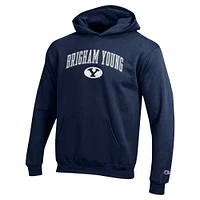 Youth Champion Navy BYU Cougars Campus Pullover Hoodie