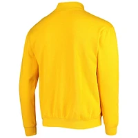 Men's Colosseum Gold Cal Bears Tortugas Logo Quarter-Zip Jacket