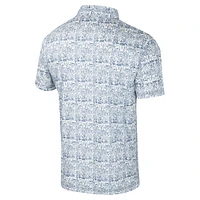 Men's Colosseum Navy Cal Bears It's Time! Allover Print Polo