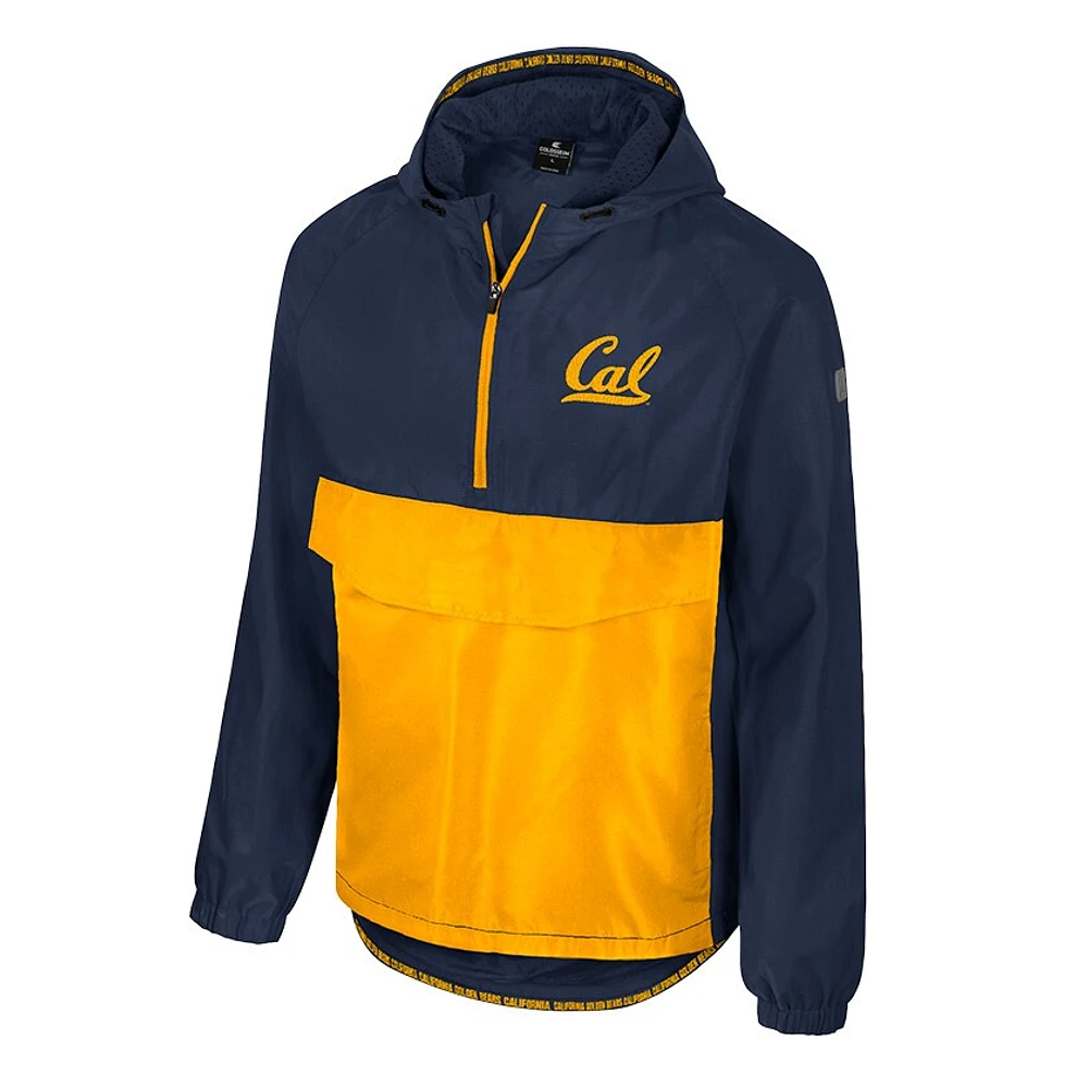Men's Colosseum  Navy Cal Bears Reloaded Anorak Half-Zip Jacket