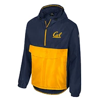 Men's Colosseum  Navy Cal Bears Reloaded Anorak Half-Zip Jacket