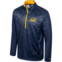 Men's Colosseum  Navy Cal Bears The Machine Half-Zip Jacket