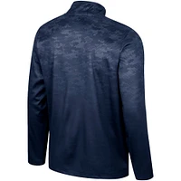 Men's Colosseum  Navy Cal Bears The Machine Half-Zip Jacket