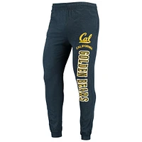 Men's Concepts Sport Navy/Heather Charcoal Cal Bears Meter Long Sleeve Hoodie T-Shirt & Jogger Pajama Set
