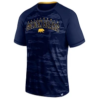 Men's Fanatics Navy Cal Bears Arch Outline Raglan T-Shirt