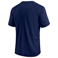 Men's Fanatics Navy Cal Bears Arch Outline Raglan T-Shirt