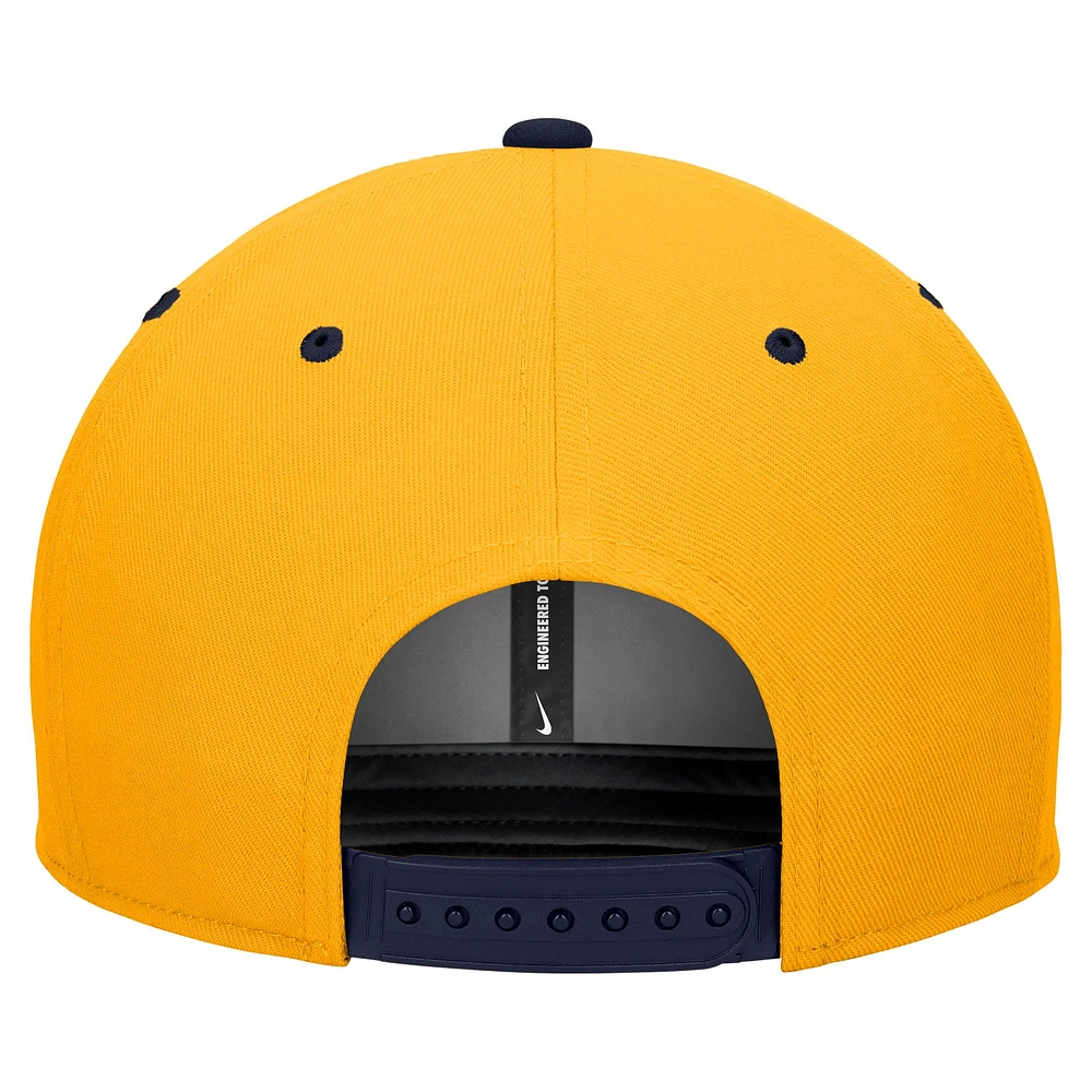 Men's Nike White/Gold Cal Bears Pro Performance Snapback Hat