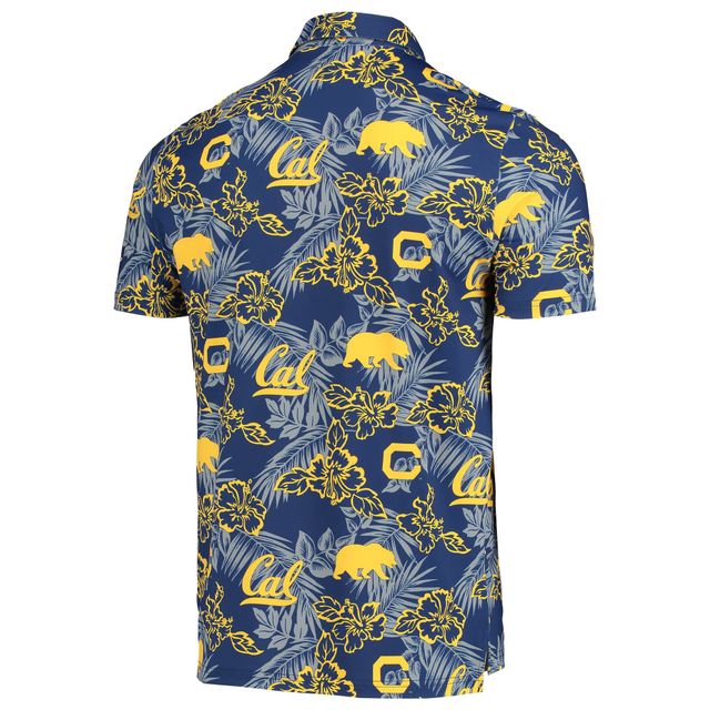 Polo Performance Cal Bears Reyn Spooner pour homme, bleu marine