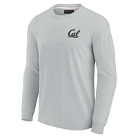 T-shirt unisexe Fanatics Grey Cal Bears Elements super doux à manches longues